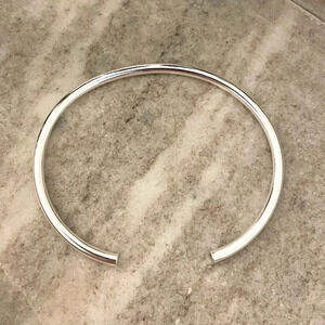 925 Sterling Silver Cuff Bracelet Silver Bangle Bracelet Modern Bracelet